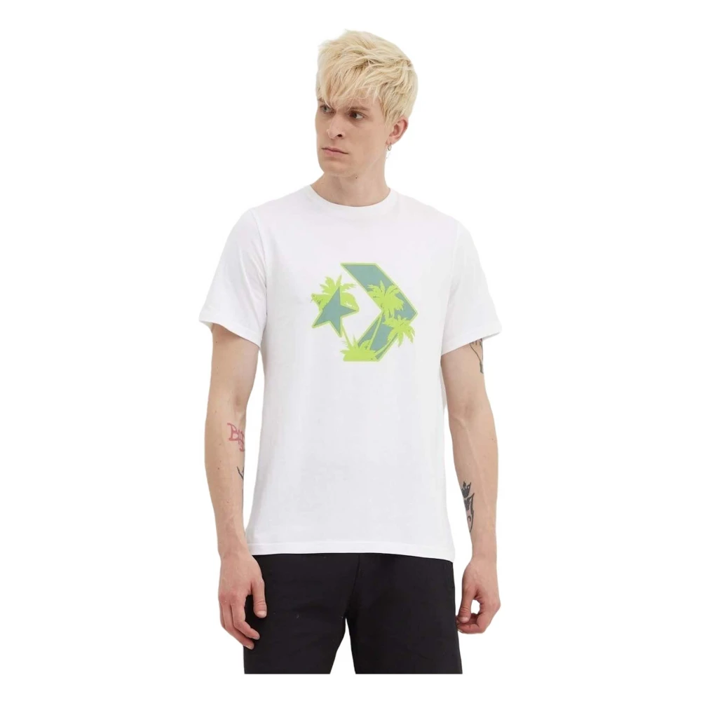 Converse Festival Star Chevron Infill Tee T-shirt White Heren