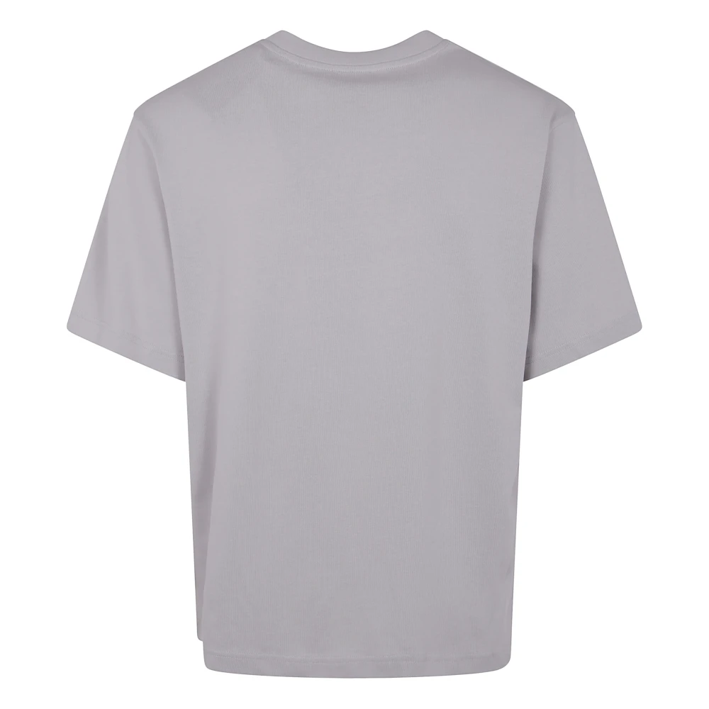 Casablanca Oversized Grieks Tempel Rubber Patch T-shirt Gray Heren