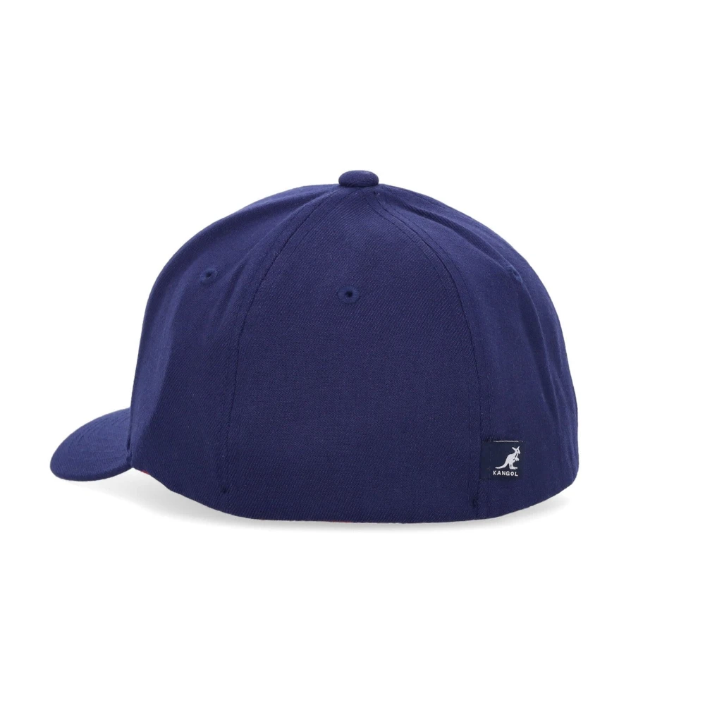 Kangol Blauwe Wol Flexfit Baseballpet Blue Heren