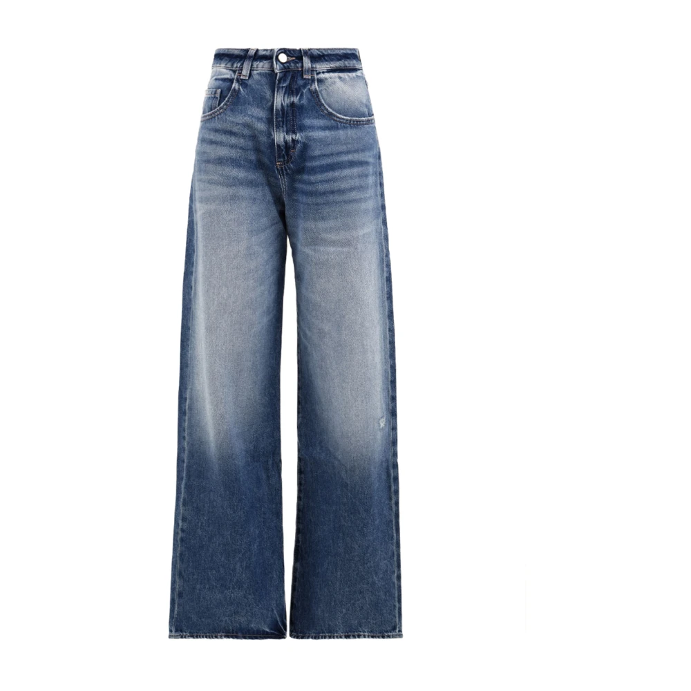 Icon Denim Women's Blue Wide Jeans, W27, Poppy Wide-Leg Jeans