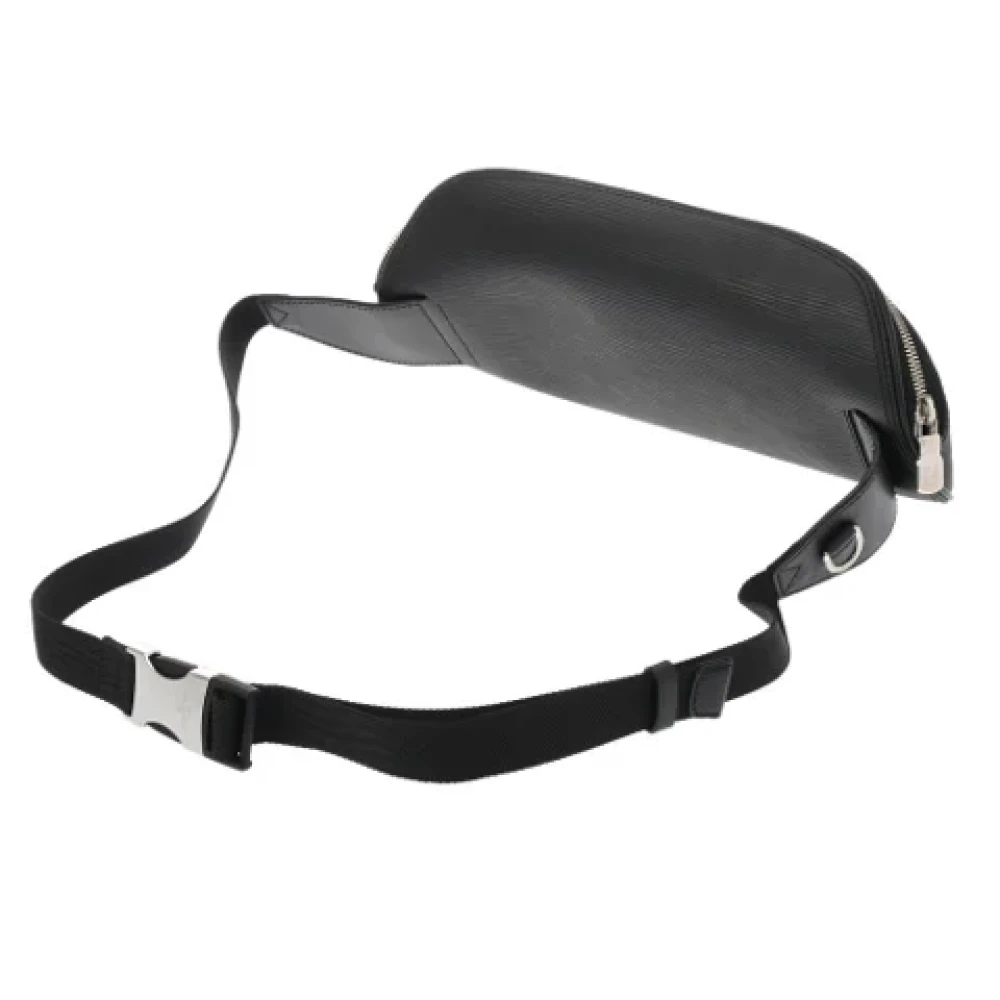 Louis Vuitton Vintage Pre-owned Leather crossbody-bags Black Heren