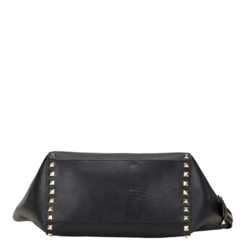 Valentino Vintage Pre-owned Leather handbags Black Dames