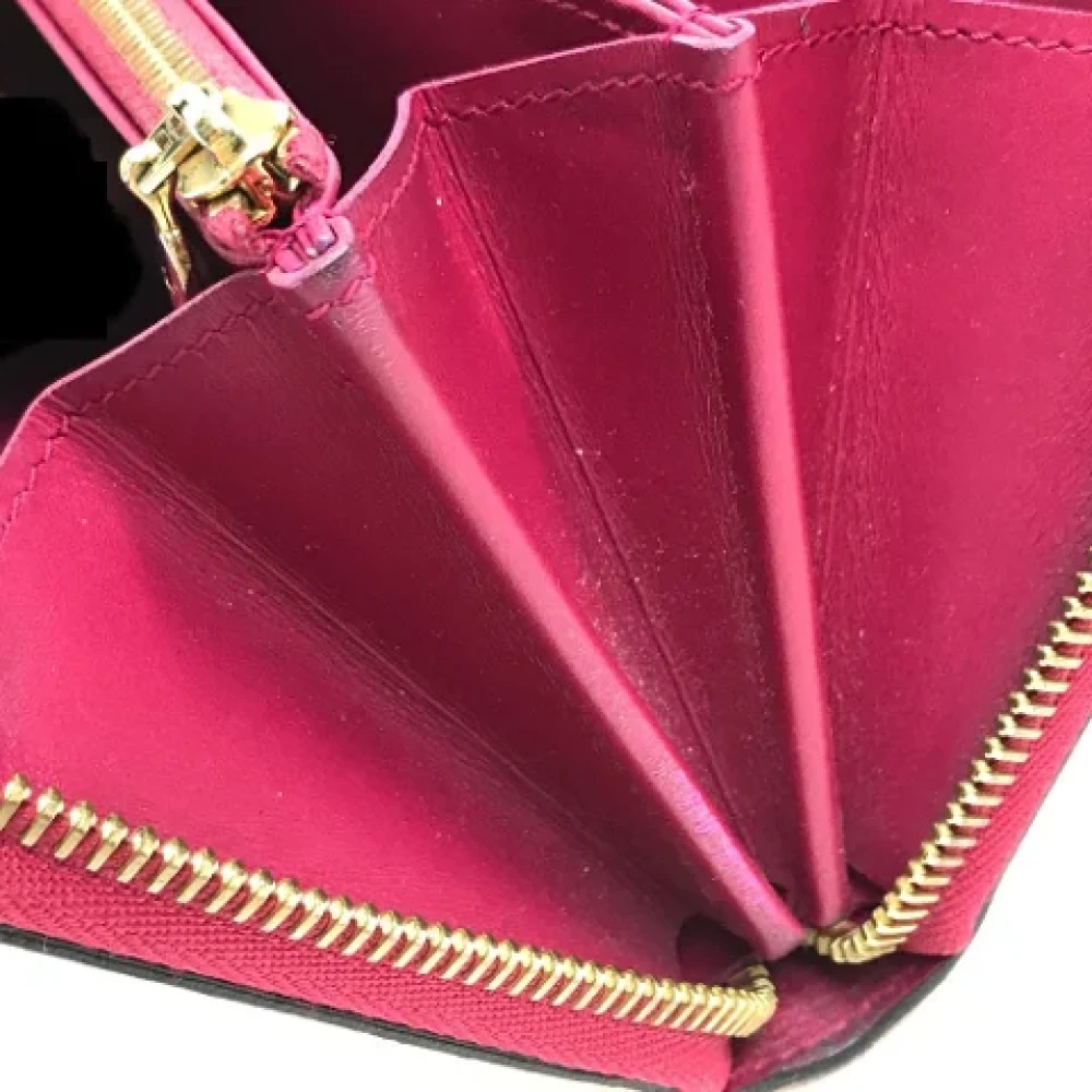 Louis Vuitton Vintage Pre-owned Leather wallets Pink Dames
