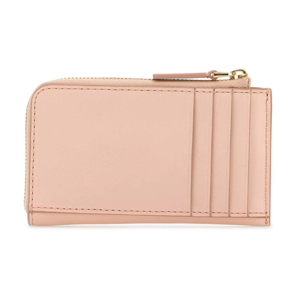 Marc Jacobs Pastelroze Leren Kaarthouder Pink Dames