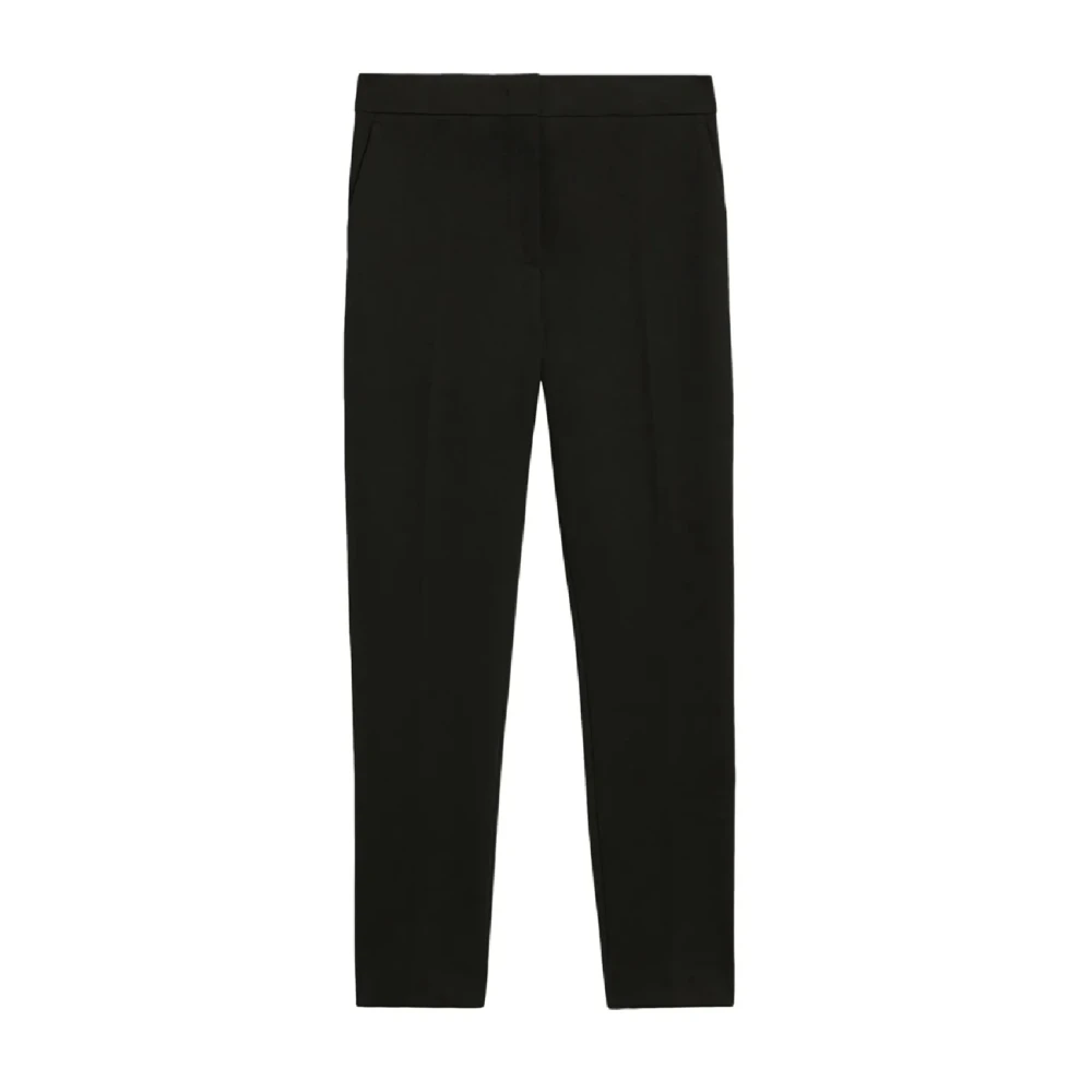 Max Mara Women's Black Elegant Pegno Trousers For - Cropped Trousers - Xs - Trousers