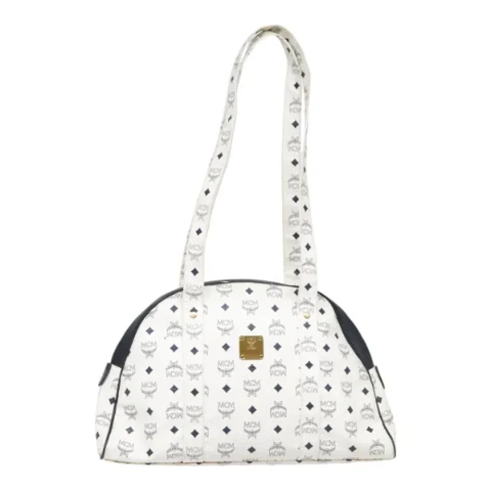 MCM Pre-owned Leather shoulder-bags White Dames