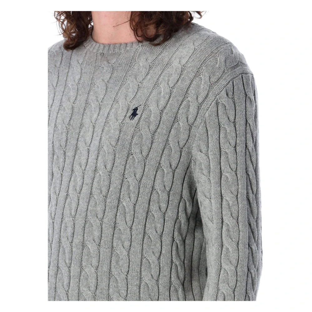 Polo Ralph Lauren Lange Mouw Pullover Sweater Gray Heren