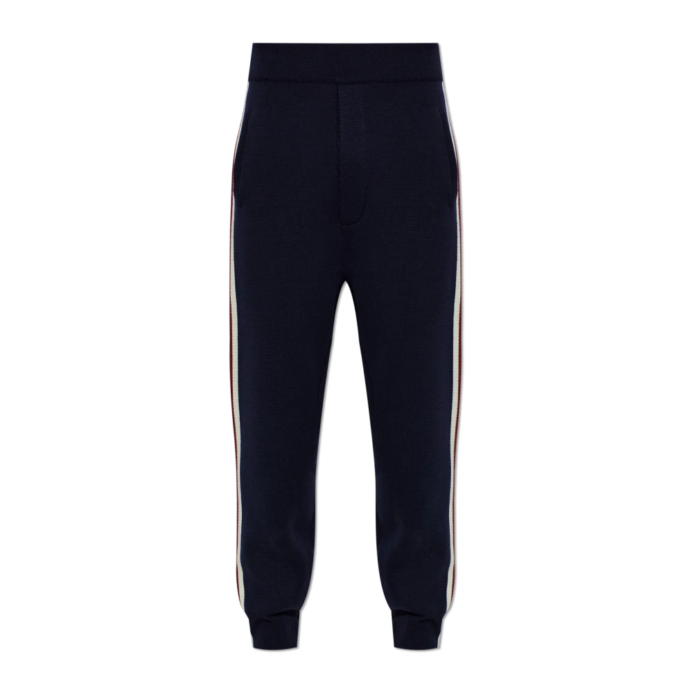 Dsquared2 D2 Stripes Knit Pant - Male - Sweatpants - Blue - S - Trousers