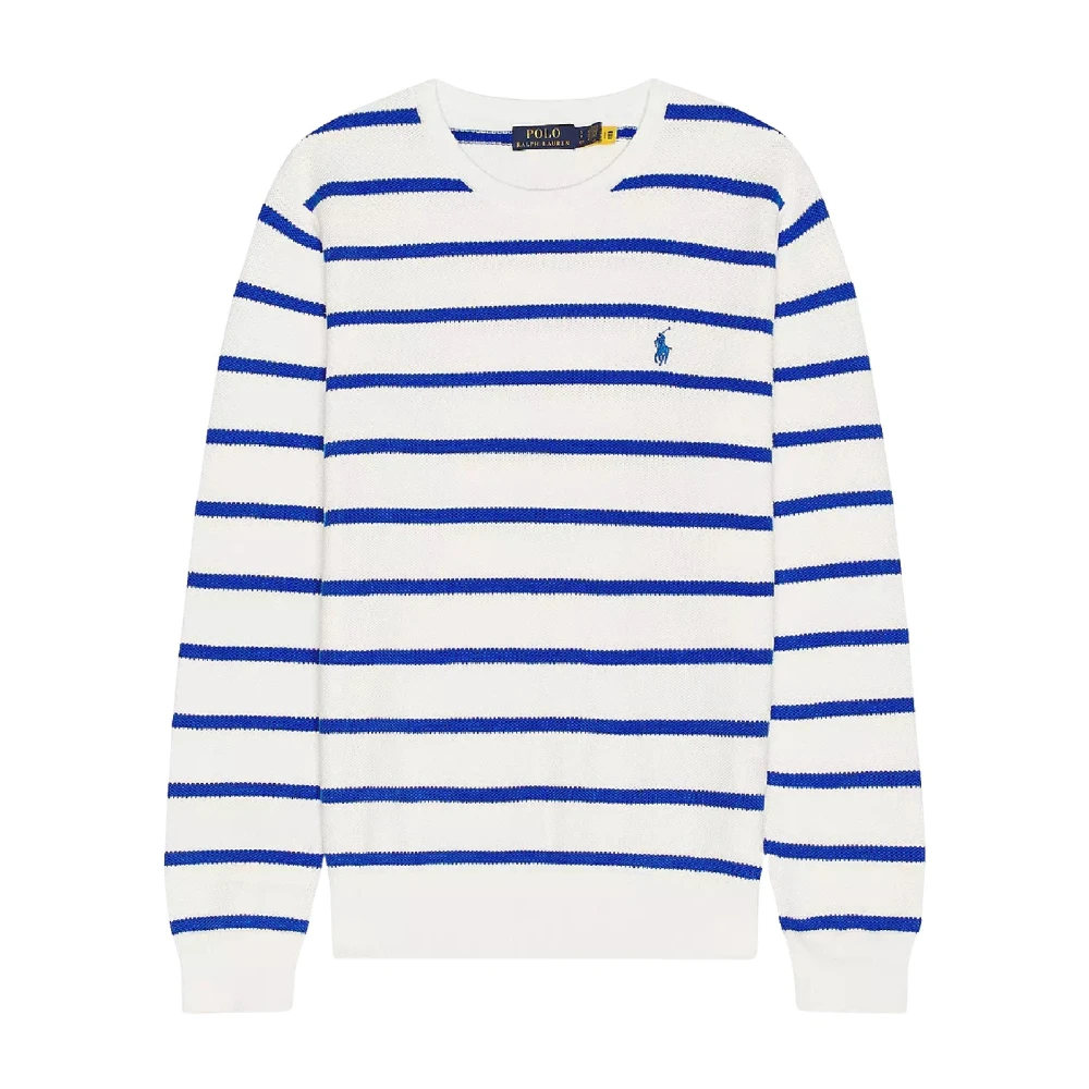 Ralph Lauren Katoenen trui met strepen White Heren