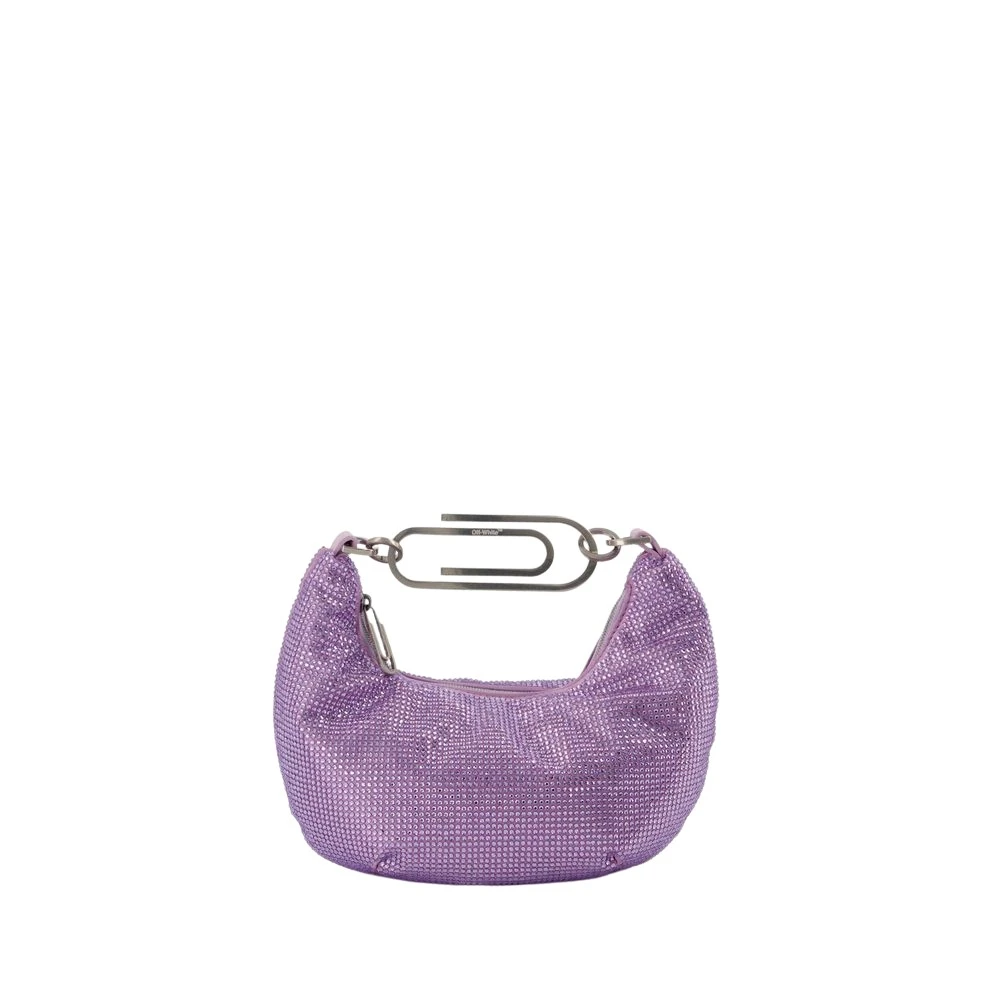Off White Women's Purple Binder Clip 20 Bag In Str / Lilac - Handbags - One Size - Bags
