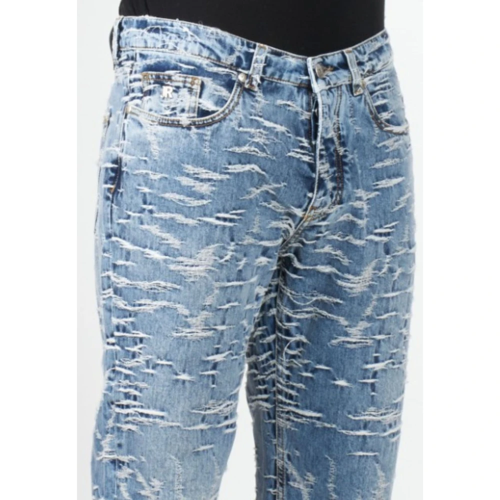 John Richmond Lange Heren Jeansbroek Blue Heren