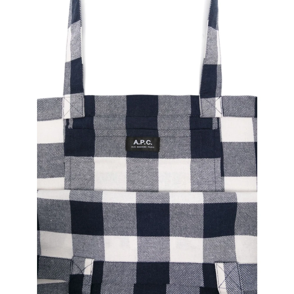 A.p.c. Geruite Diane Winkel Tas Multicolor Dames