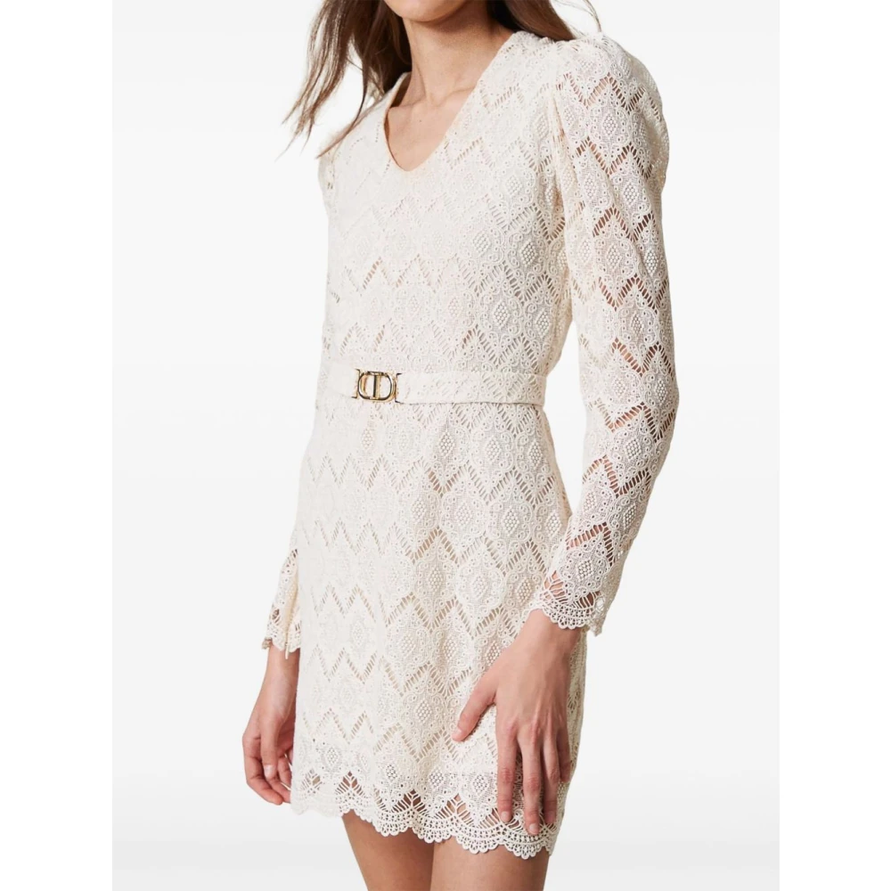 Twinset Beige Jurk voor Vrouwen Beige Dames
