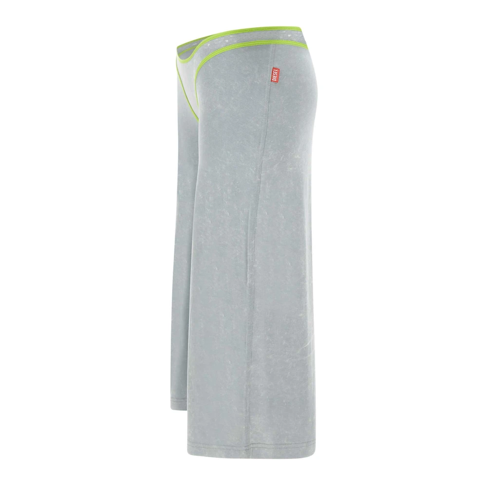 Diesel Fijne Rok Grijs Limoen Groen Gray Dames