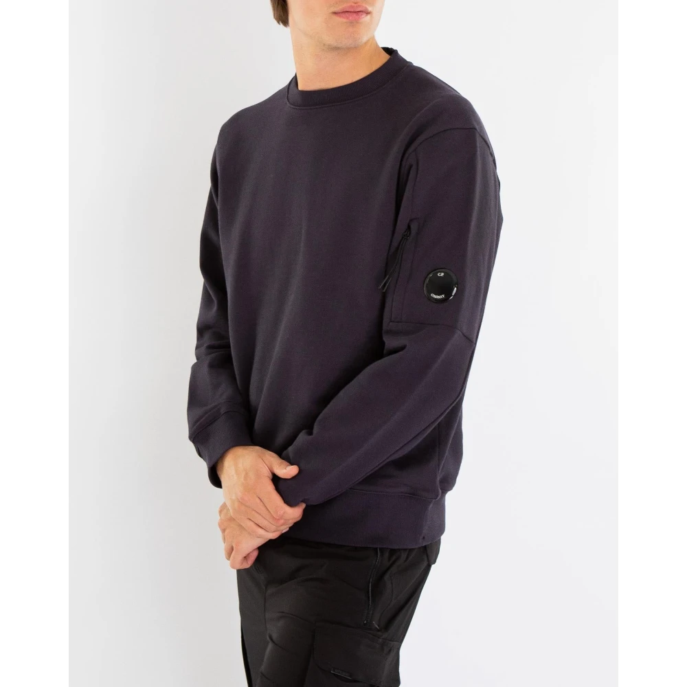 C.P. Company Diagonaal Verhoogd Fleece Jack Blue Heren