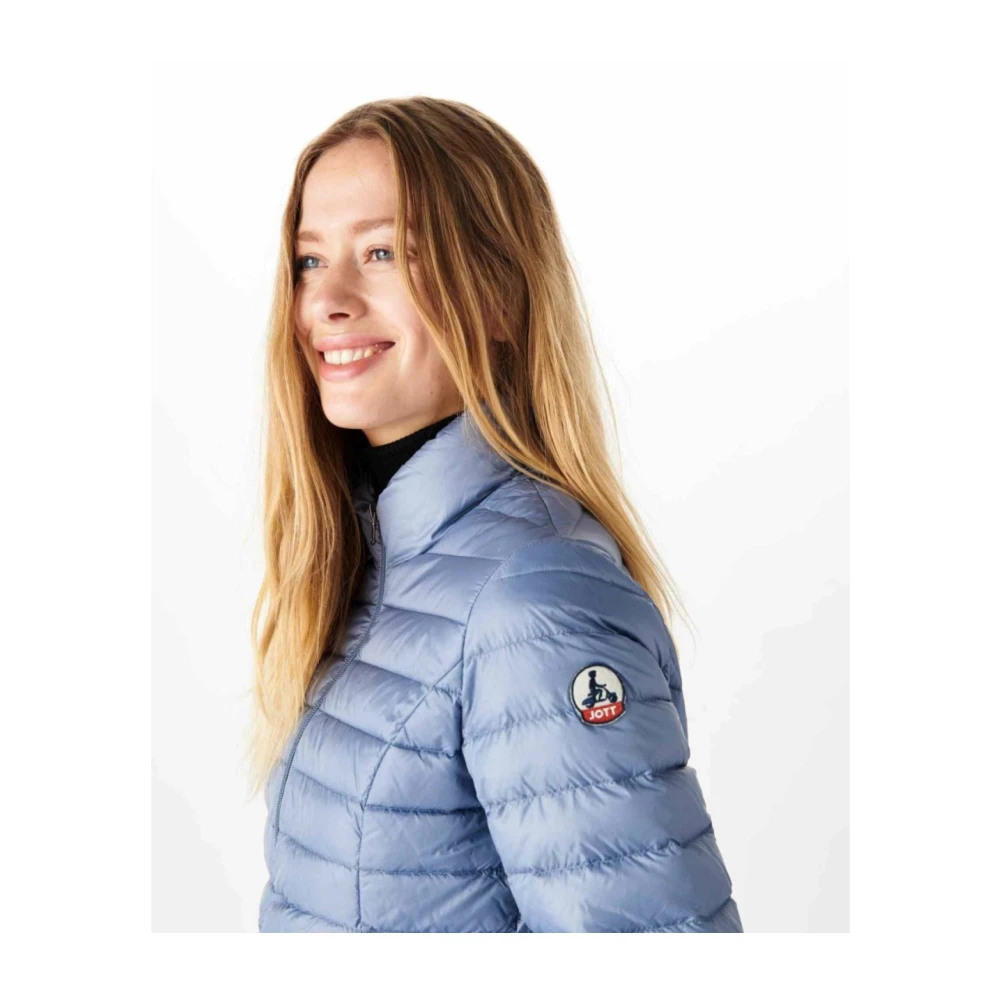 Jott Lichte Aansluitende Donsjas Blauw Blue Dames