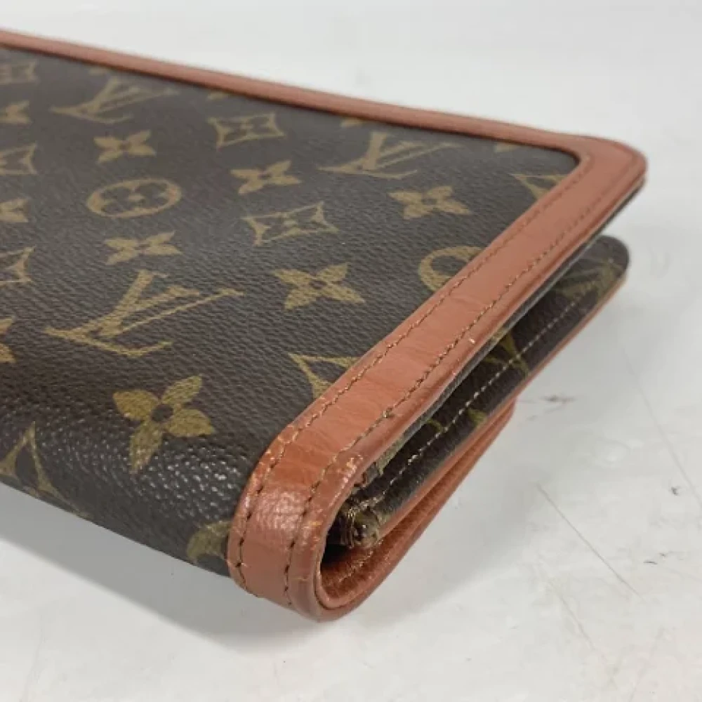 Louis Vuitton Vintage Pre-owned Cotton louis-vuitton-bags Brown Dames