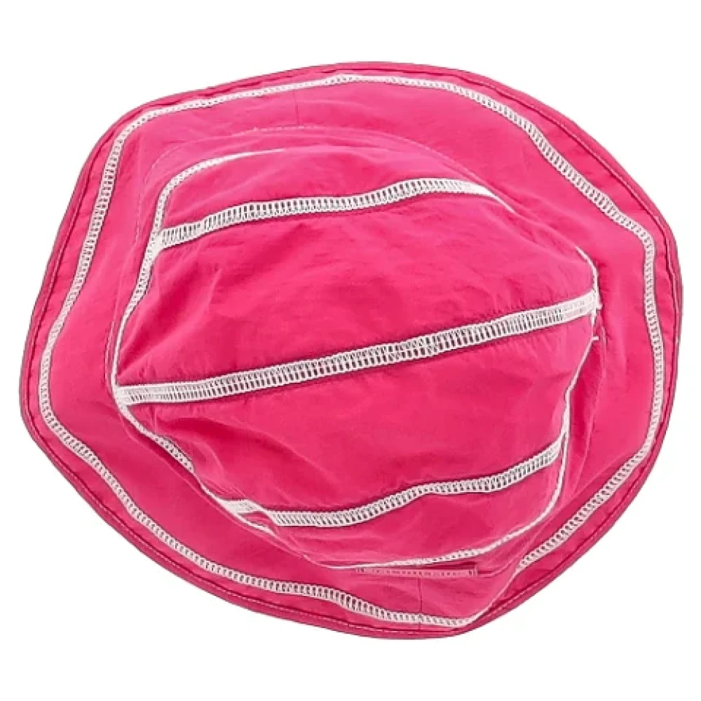 Jacquemus Pre-owned Nylon hats Pink Dames