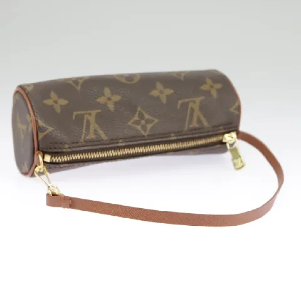 Louis Vuitton Vintage Pre-owned Canvas pouches Brown Dames