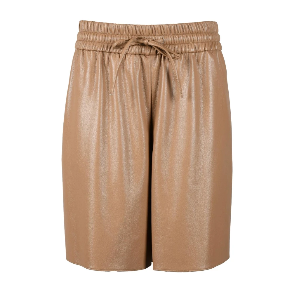 Max Mara Weekend Bermuda Shorts van polyesterstof Brown Dames