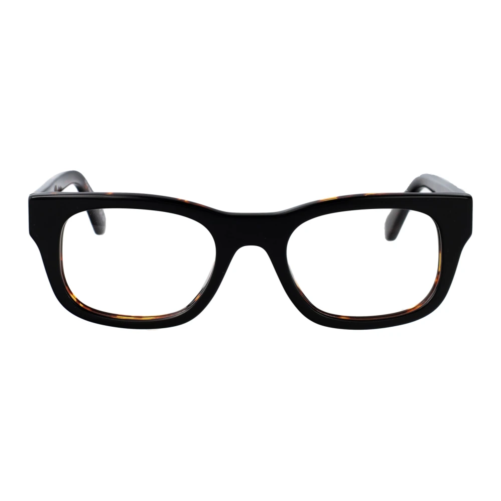 Off White Black Glasses,, Stylish Eyewear Style 7N Medium