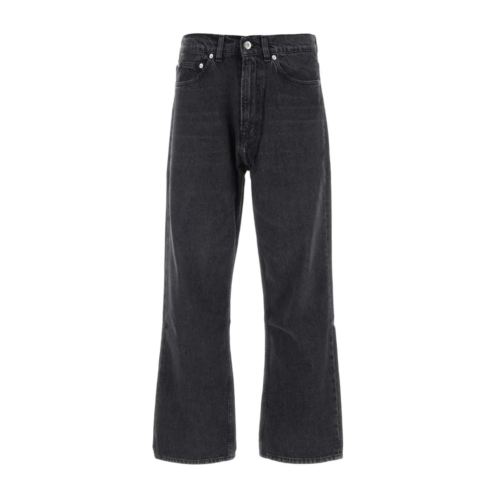 Our Legacy Dark Grey Denim Jeans - Male - Straight Fit Jeans - Gray - W36 - Jeans