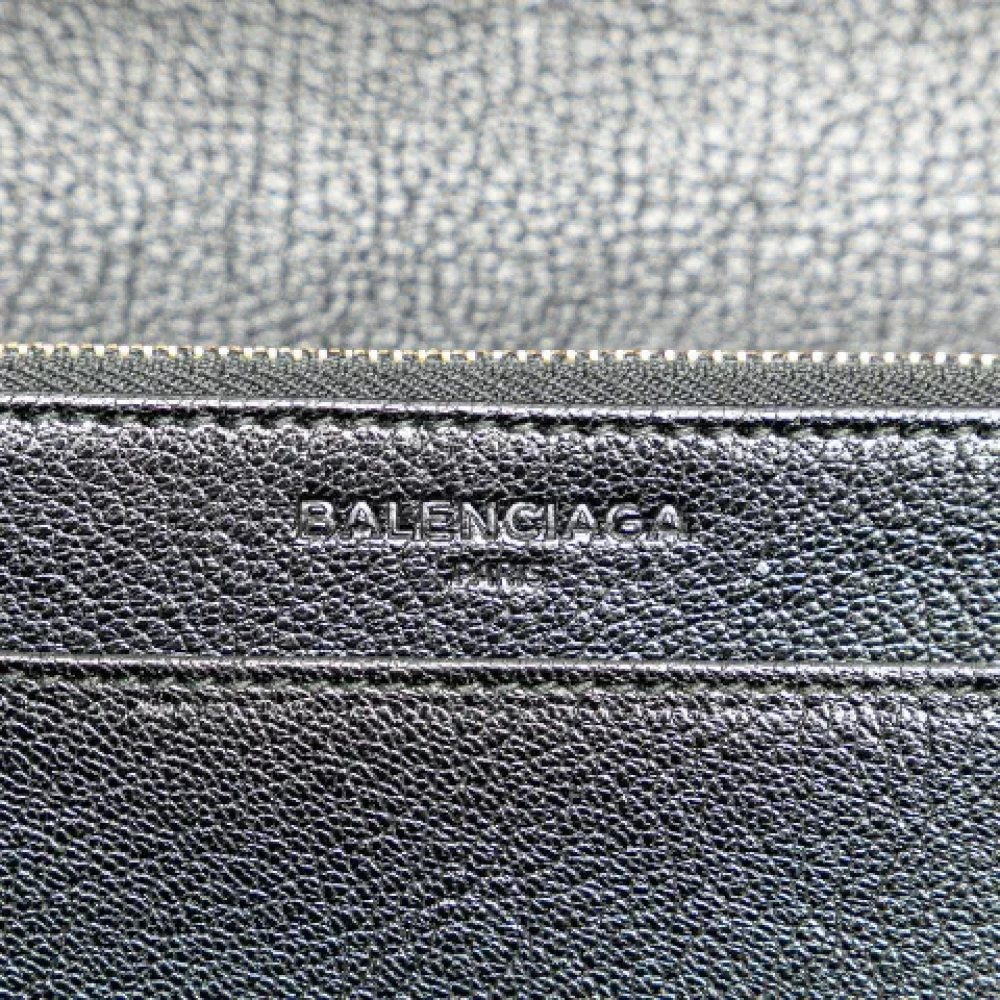 Balenciaga Vintage Pre-owned Leather wallets Black Dames