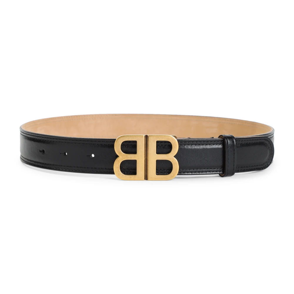 Balenciaga Zwart Leren Riem Stijlvol Ontwerp Black Dames