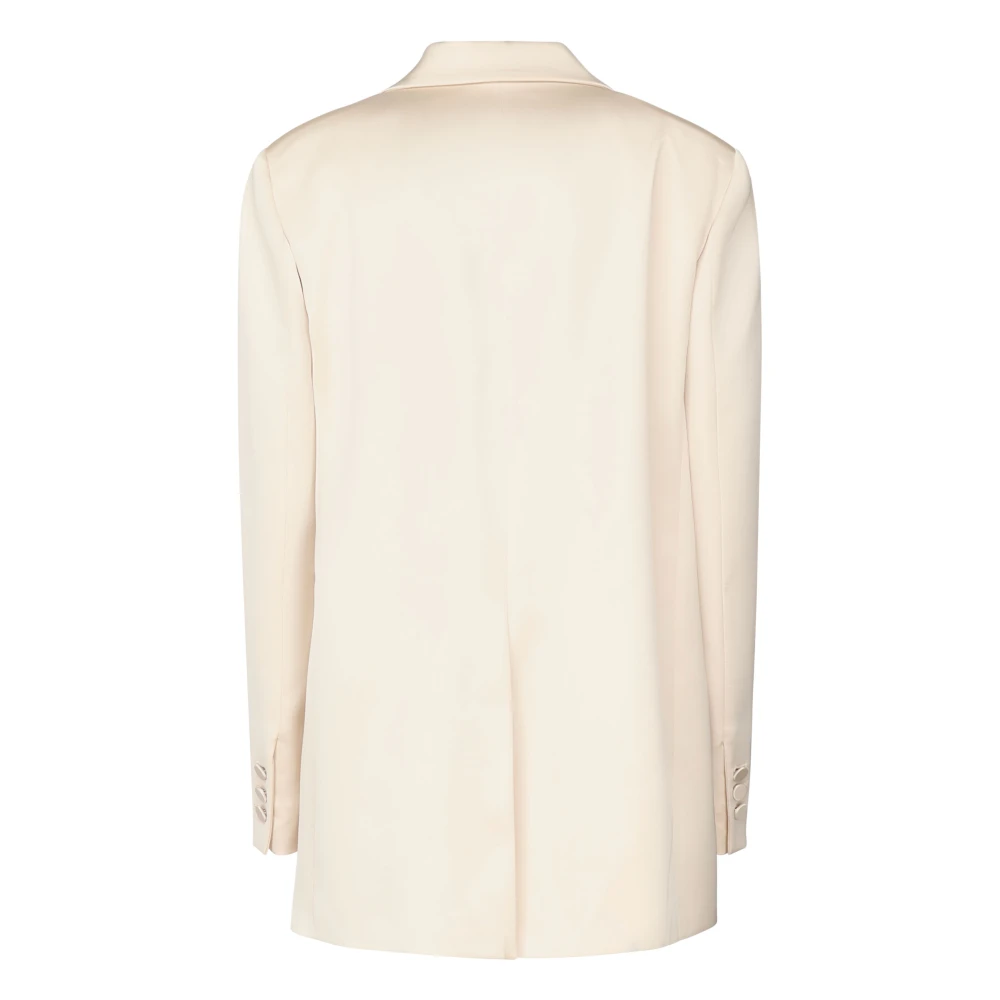 Andamane Witte Blazer Vrouwen Beige Dames