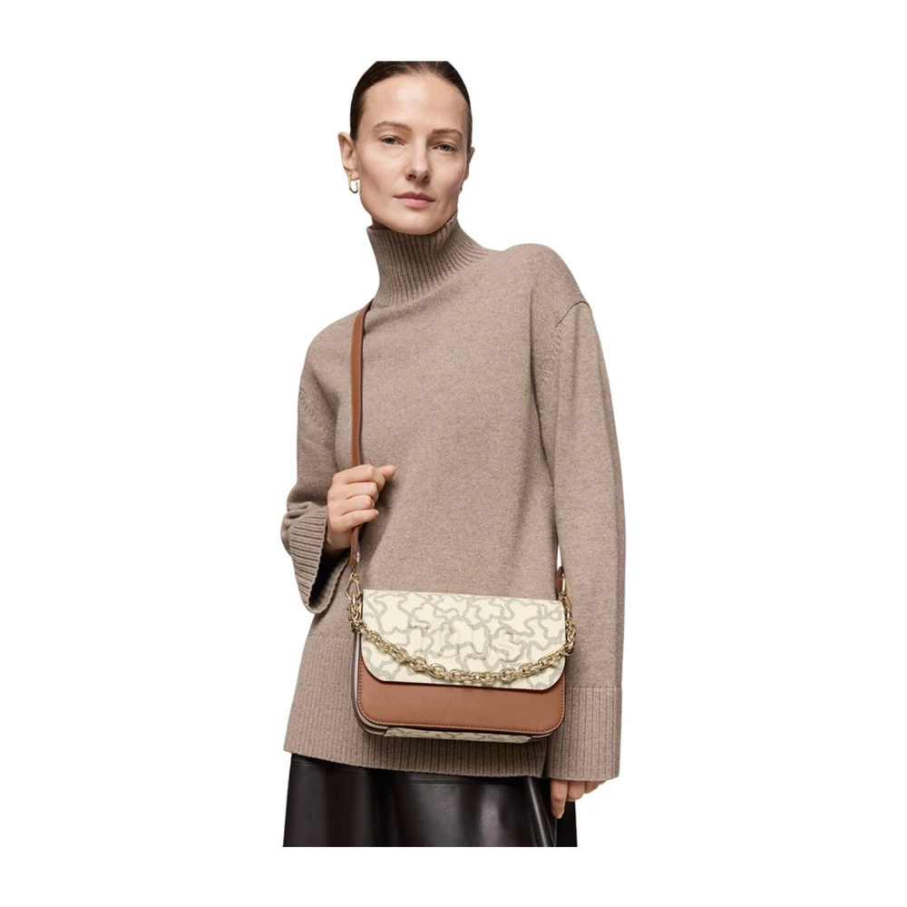 Tous Beige Synthetische Dames Schoudertas Beige Dames