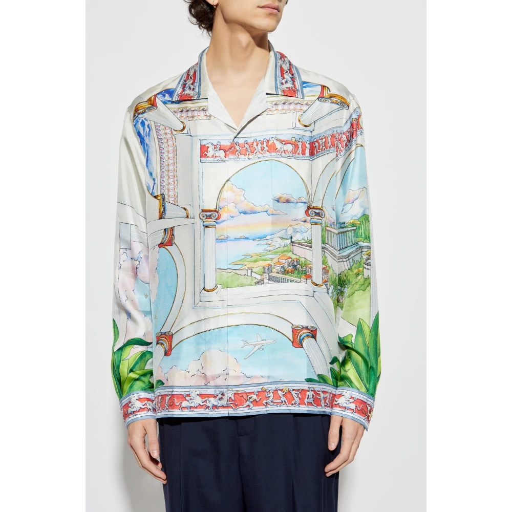 Casablanca Zijden overhemd Multicolor Heren