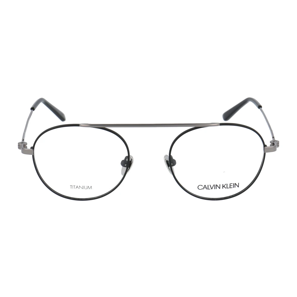 Calvin Klein Men's Black Glasses, 50 Mm, Optical Glasses