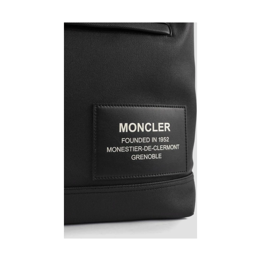 Moncler Nakoa Zwarte Tas met Gesp Sluiting Black Dames