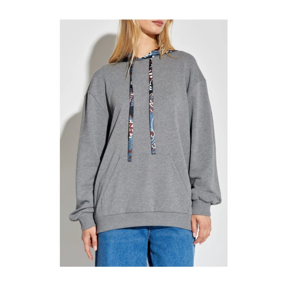 ETRO Cut Sew Hoodies in Grijs Gray Dames