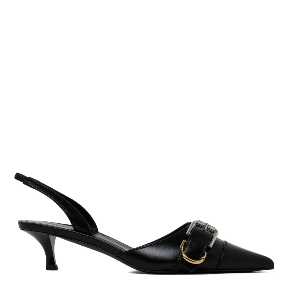 Givenchy Women's Black Voyou Slingback Pumps