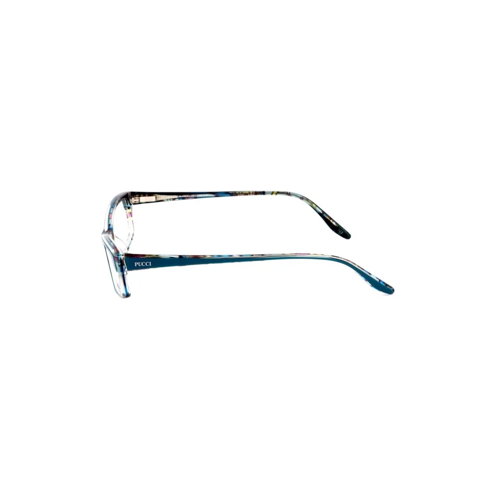 EMILIO PUCCI Blauwe plastic monturen met Capri-wijzerplaat Blue Dames