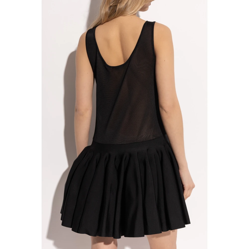 Alaïa Mouwloze jurk Black Dames