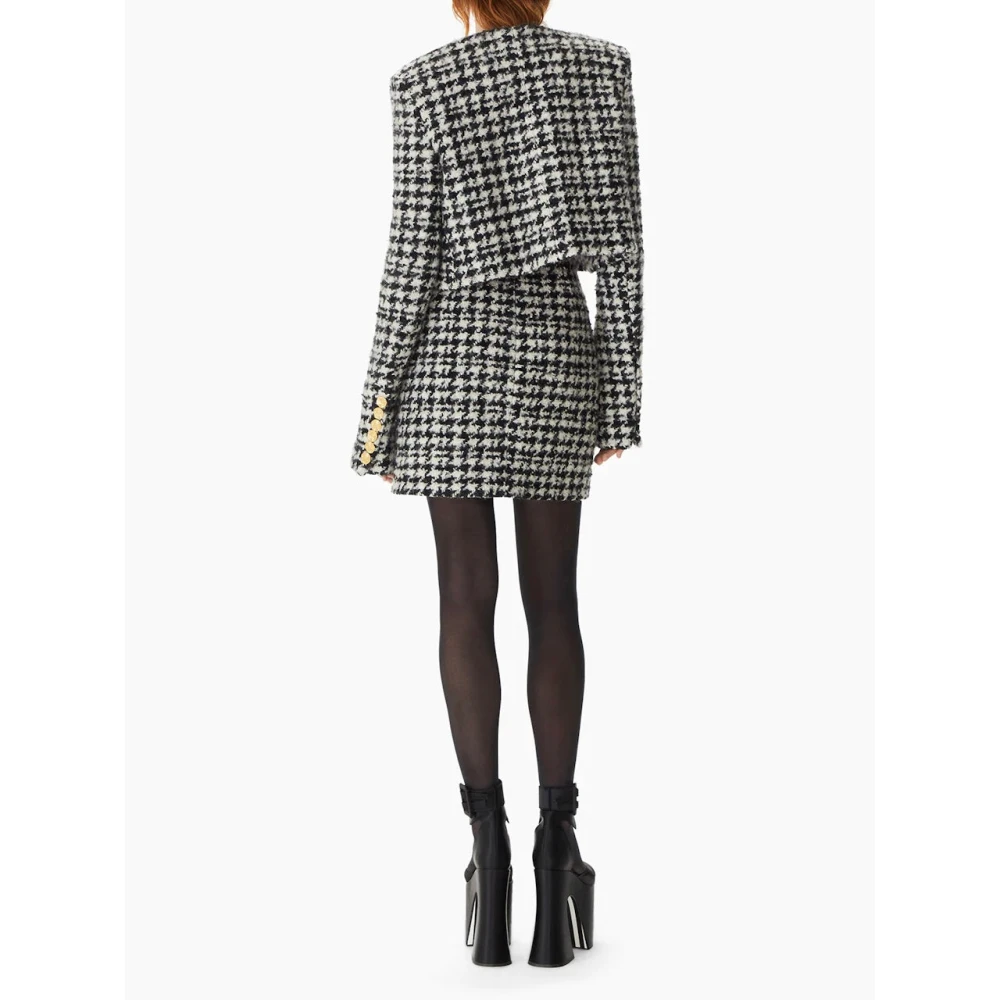 Nina Ricci Houndstooth A-Lijn Rok Multicolor Dames