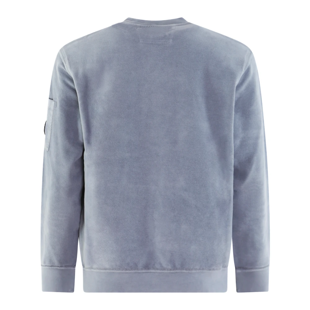 C.P. Company Geborstelde Sweater voor Heren Blue Heren
