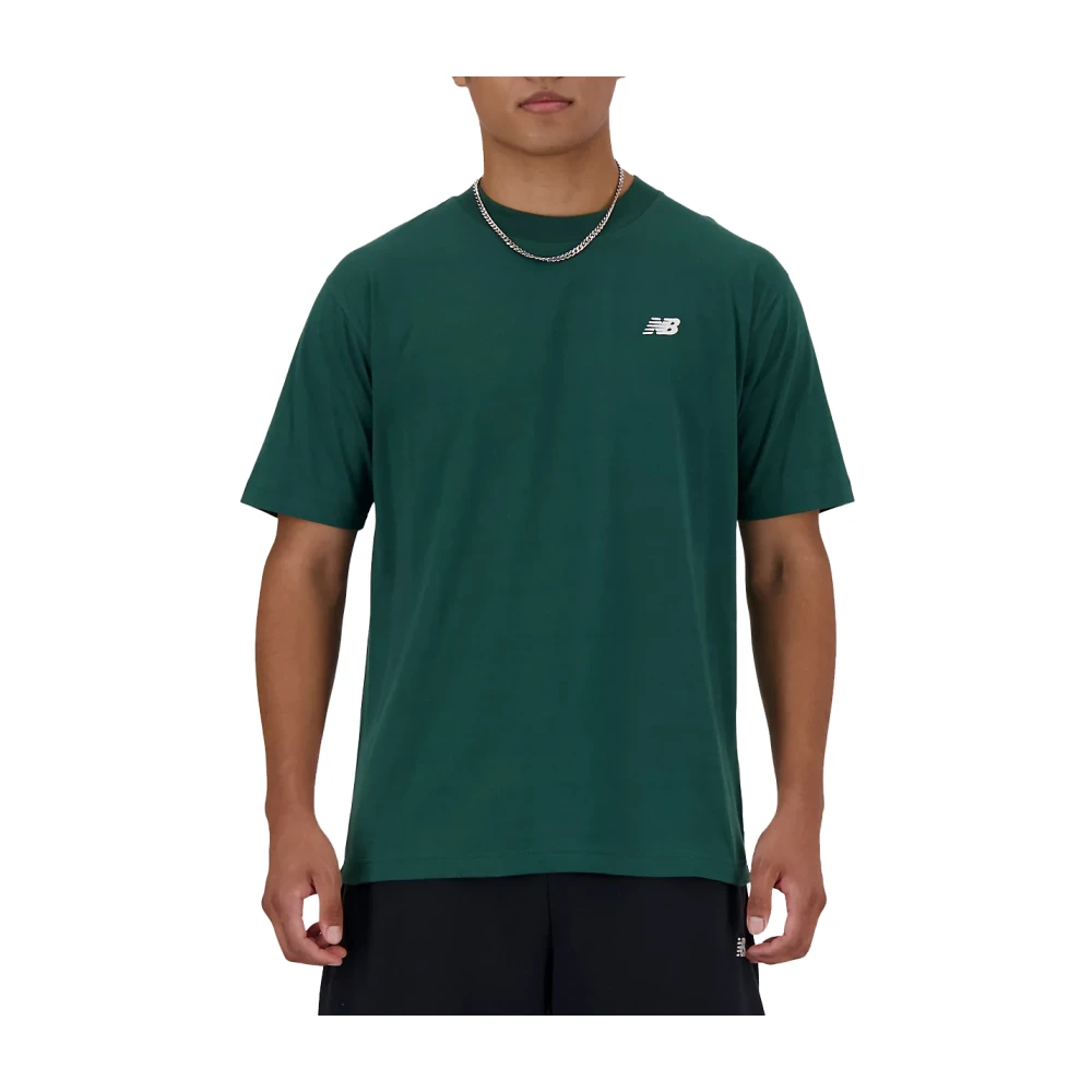 New Balance Heren T-shirt Lente Zomer Collectie Katoen Green Heren
