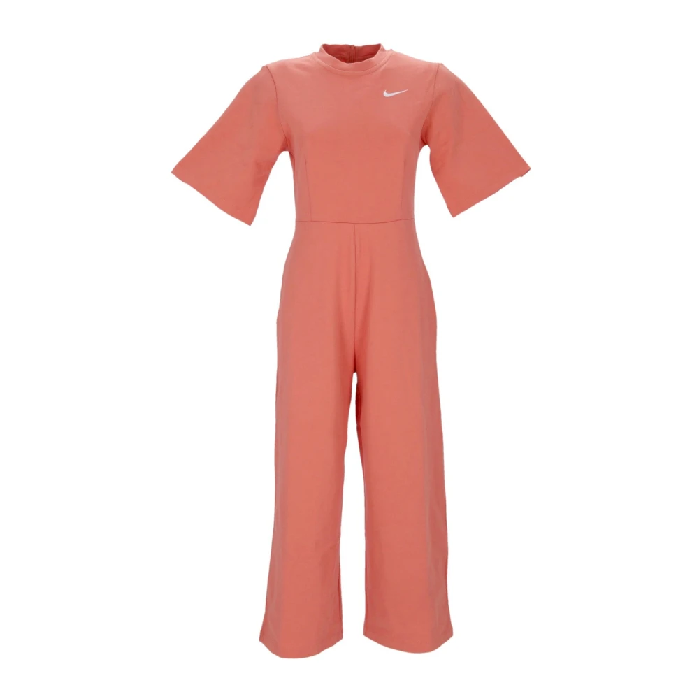 Nike Jersey Jumpsuit med dragkedja Orange, Dam