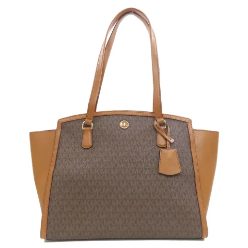 Michael Kors Pre-owned Plastic shoulder-bags Brown Dames