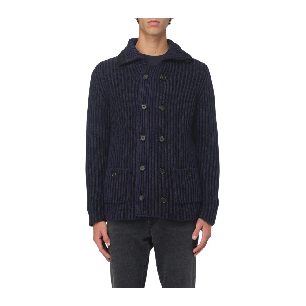 Add Blauwe Jas voor Stijlvolle Look Blue Heren