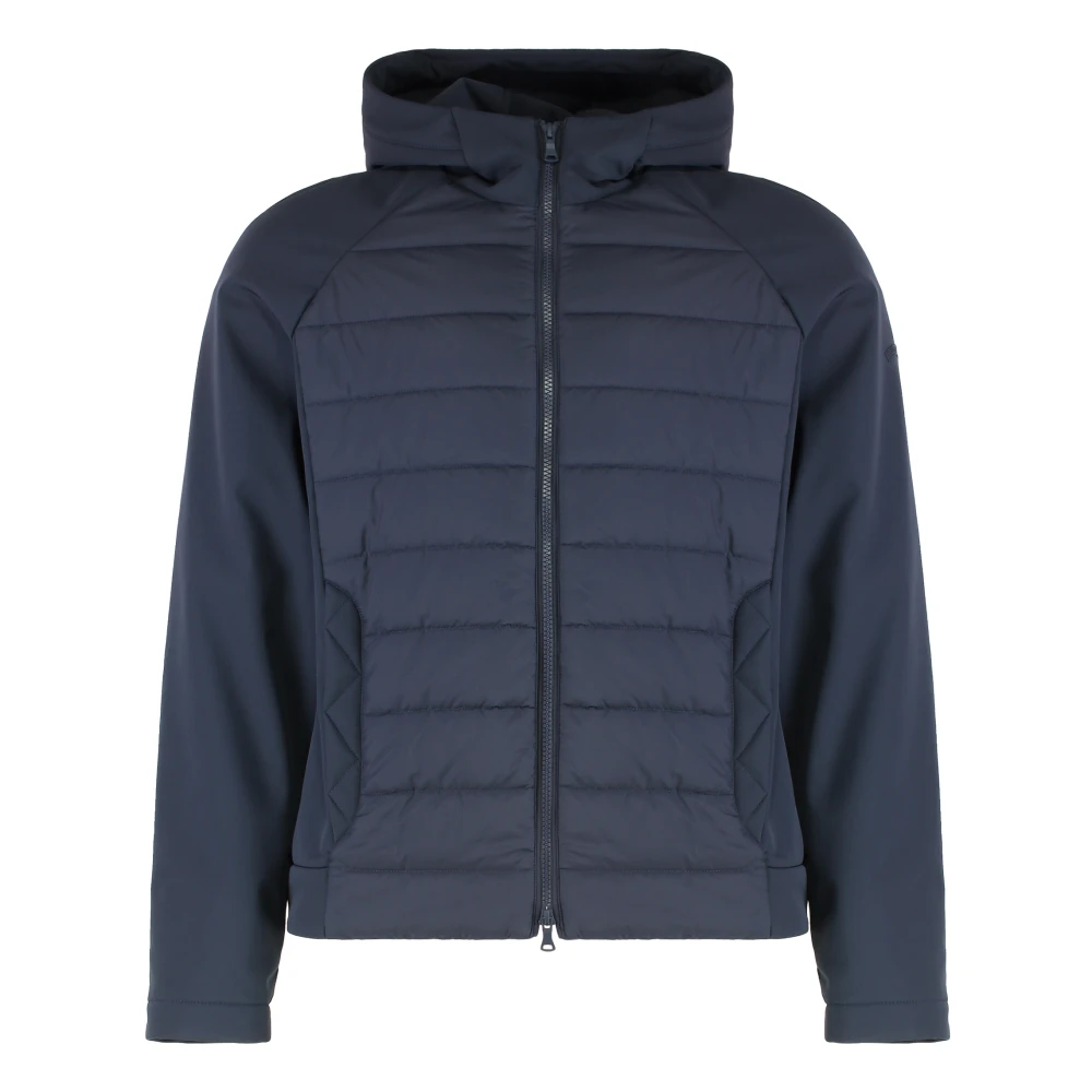 Paul & Shark Men's Blue Winter Jackets, M, Technical Fabric Hooded Jacket