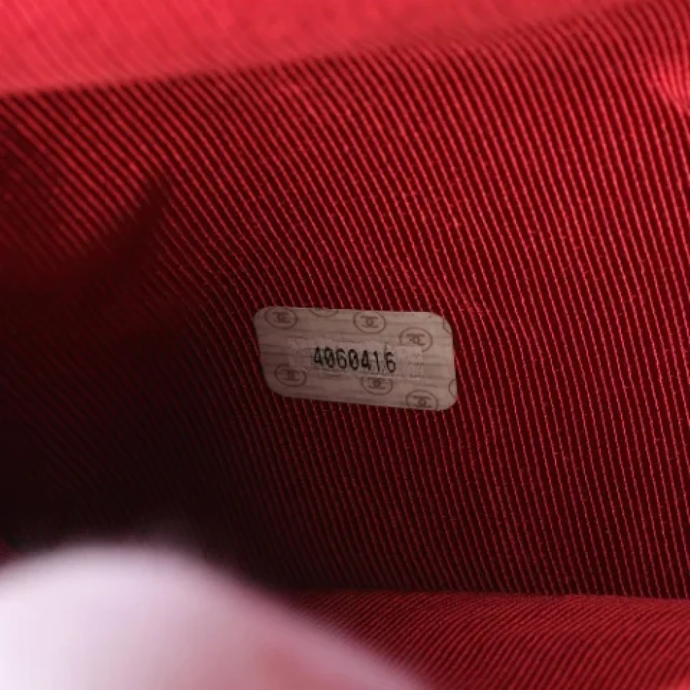 Chanel Vintage Pre-owned Leather chanel-bags Red Dames