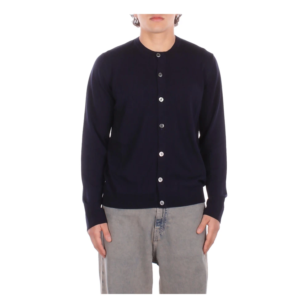 Alpha Studio Herren Blau Strickwaren, Lgröße: