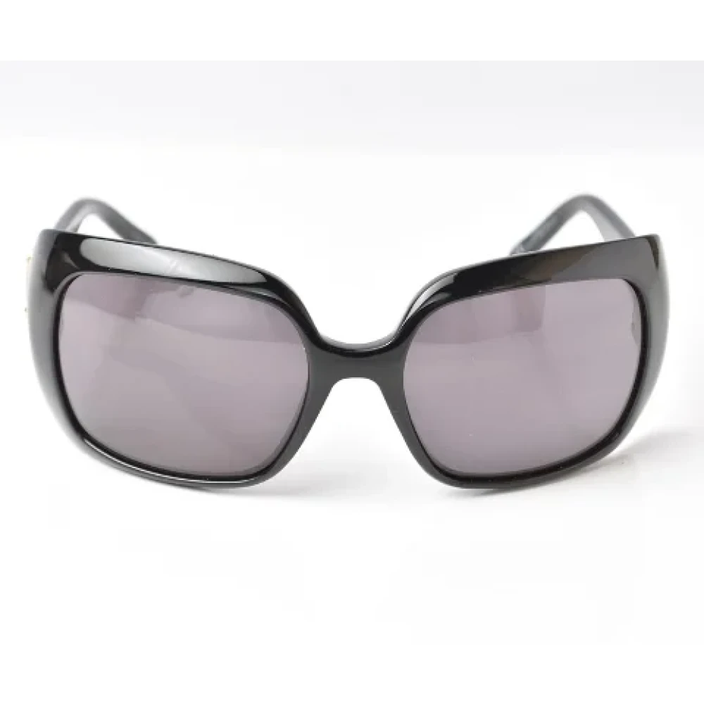 Gucci Vintage Pre-owned Plastic sunglasses Black Dames