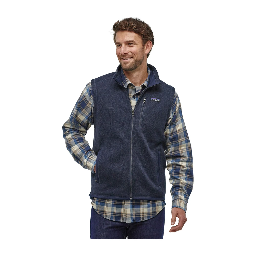 Patagonia Nena Better Sweater Vest Blue Heren