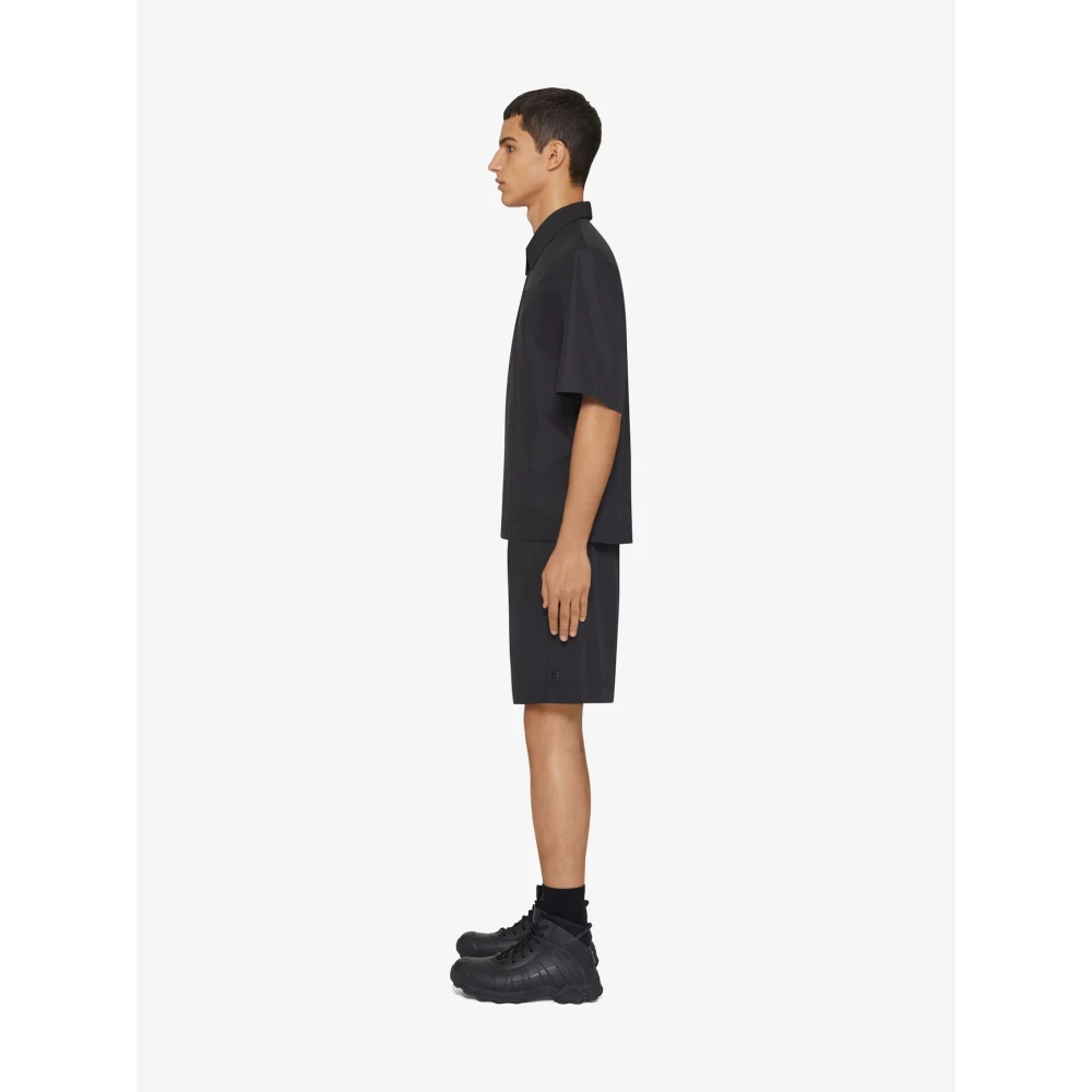 Givenchy Casual Shirt met Rits Black Heren