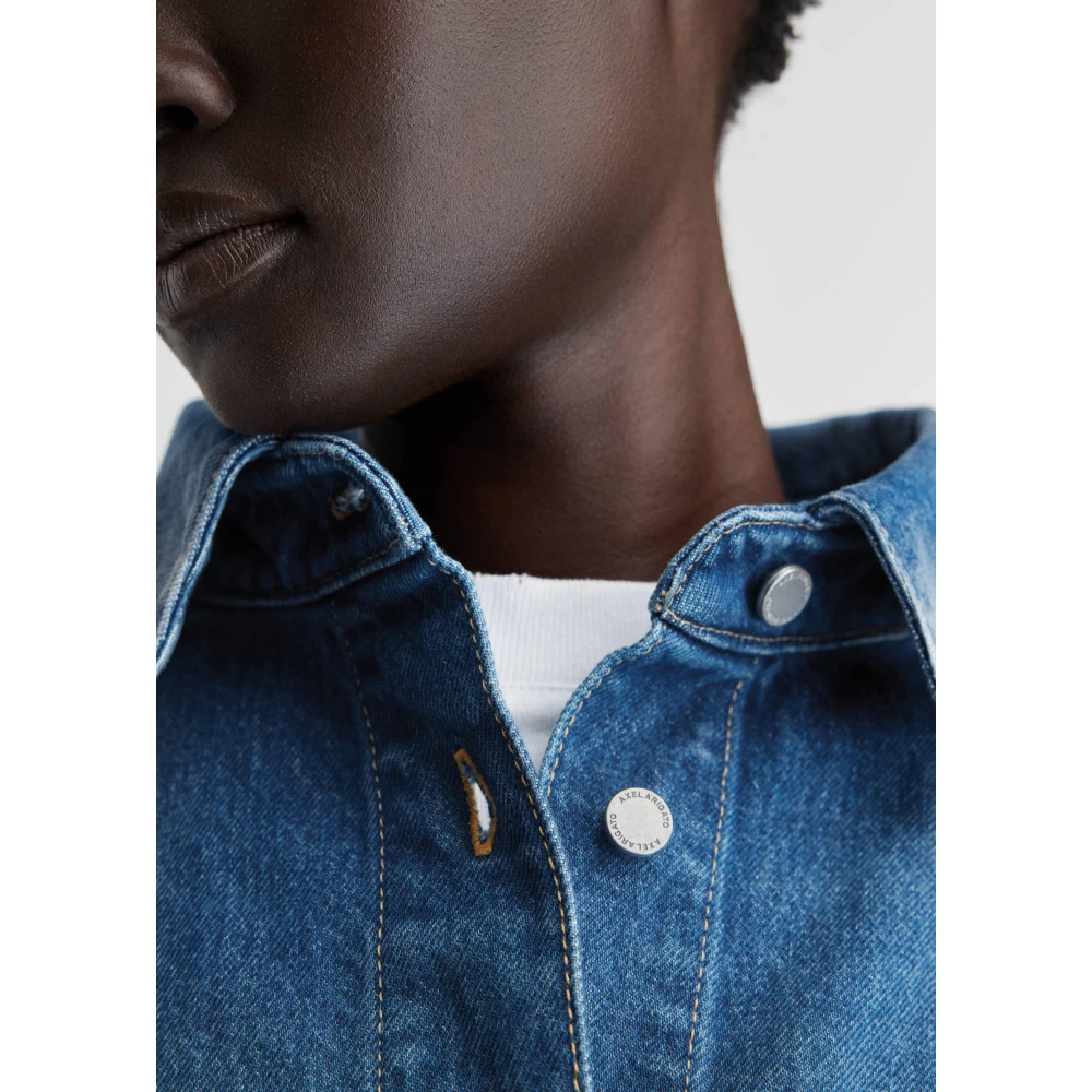 Axel Arigato Sasha Oversized Shirt Blue Dames